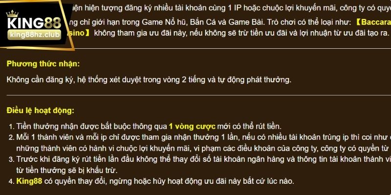 Người chơi kiểm tra điều kiện code tân thủ trước khi sử dụng