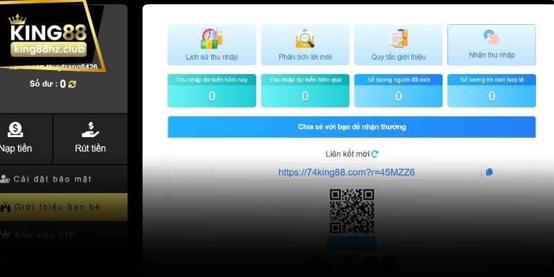 Kiểm tra thông tin rút tiền king88 trước khi xác nhận